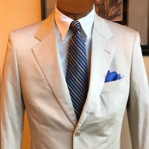 Zara Premium Cotton 2 Button Jacket Size 38R